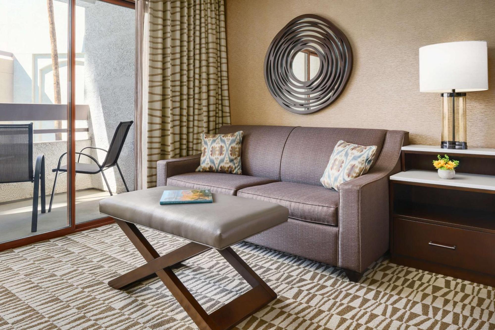 King Room with Balcony, Sofa Bed and Pool View