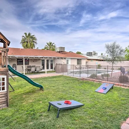 Private Pool + Playground: Phoenix Family Home!-2